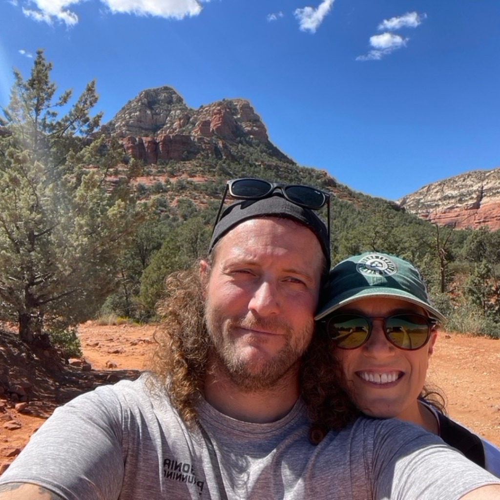 matt and I exploring sedona